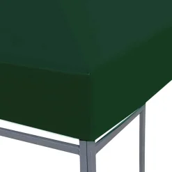 Discount vidaXL Paviljongtak 310 g/m² 4x3 m Grön
