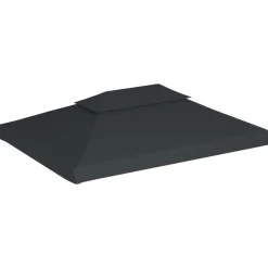Discount vidaXL Paviljongtak med ventilering 310 g/m² 4x3 m antracit Grå