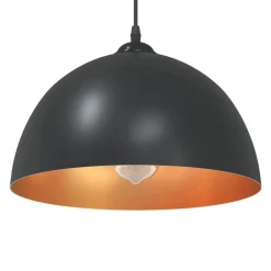 Hot vidaXL Pendellampa 2 st höjdjusterbar E27 Ø 30 cm metall Svart