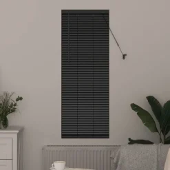 Online vidaXL Persienner 130 x 40 cm Aluminium Svart