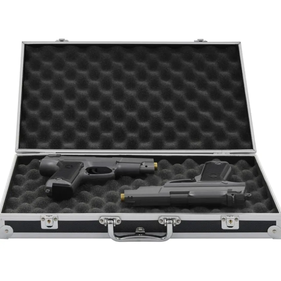 Online vidaXL Pistolväska aluminium ABS Svart