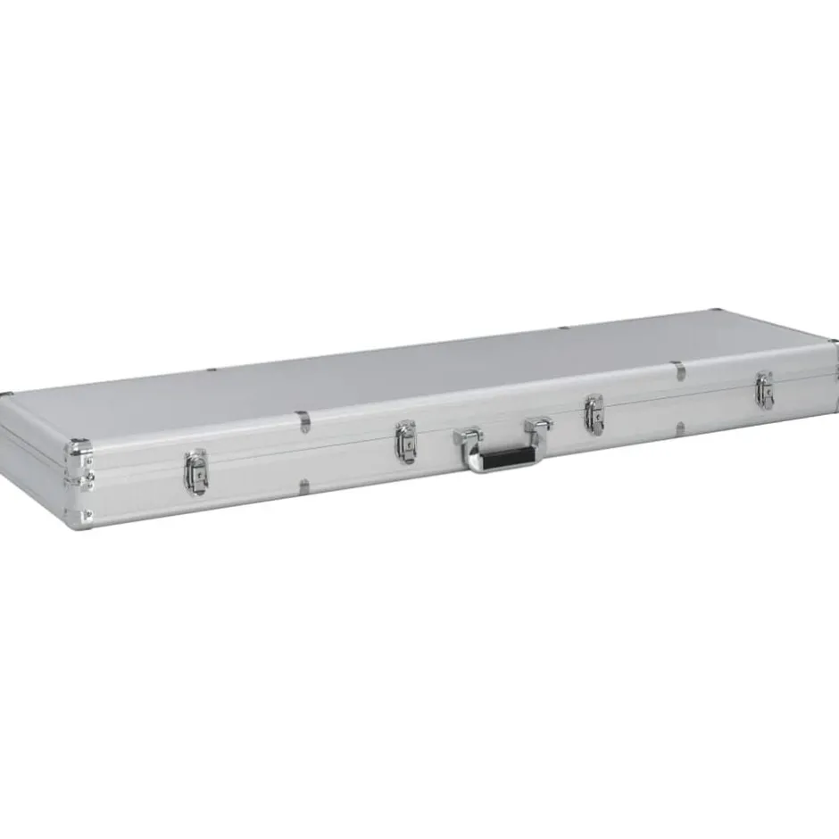 Best vidaXL Pistolväska 134x35x12 cm aluminium Silver