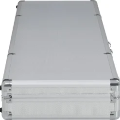 Best vidaXL Pistolväska 134x35x12 cm aluminium Silver