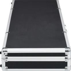vidaXL Pistolväska svart 134x35x12 cm aluminium