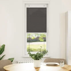 vidaXL Plisserad persienn svart 40x100cm tyg bredd 39,4cm polyester
