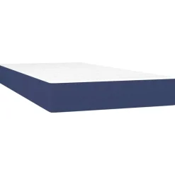 vidaXL Pocketresårmadrass medium blå 80x200x20 cm tyg