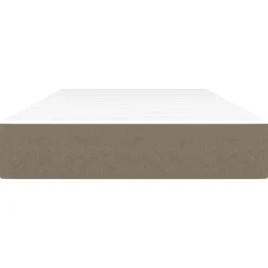 vidaXL Pocketresårmadrass medium taupe 80x200x20 cm tyg