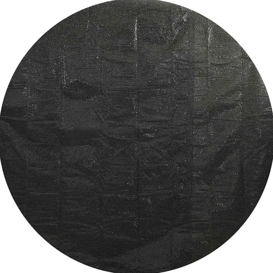 New vidaXL Poolskydd 210 cm PE Svart