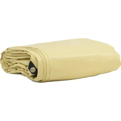 vidaXL Presenning 650g / m² Beige 3 x 5 m Canvas med PVC-beläggning