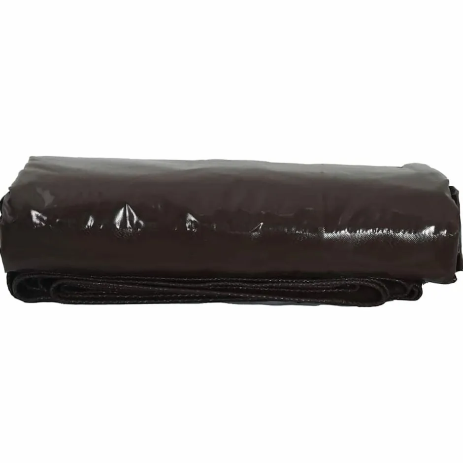 Clearance vidaXL Presenning 650g / m² 2 x 3 m Canvas med PVC-beläggning Brun