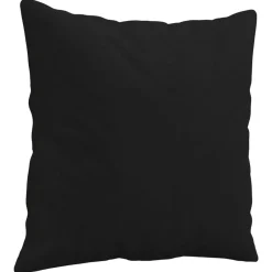 vidaXL Prydnadskuddar 2 st 40x40 cm mikrofibertyg Svart