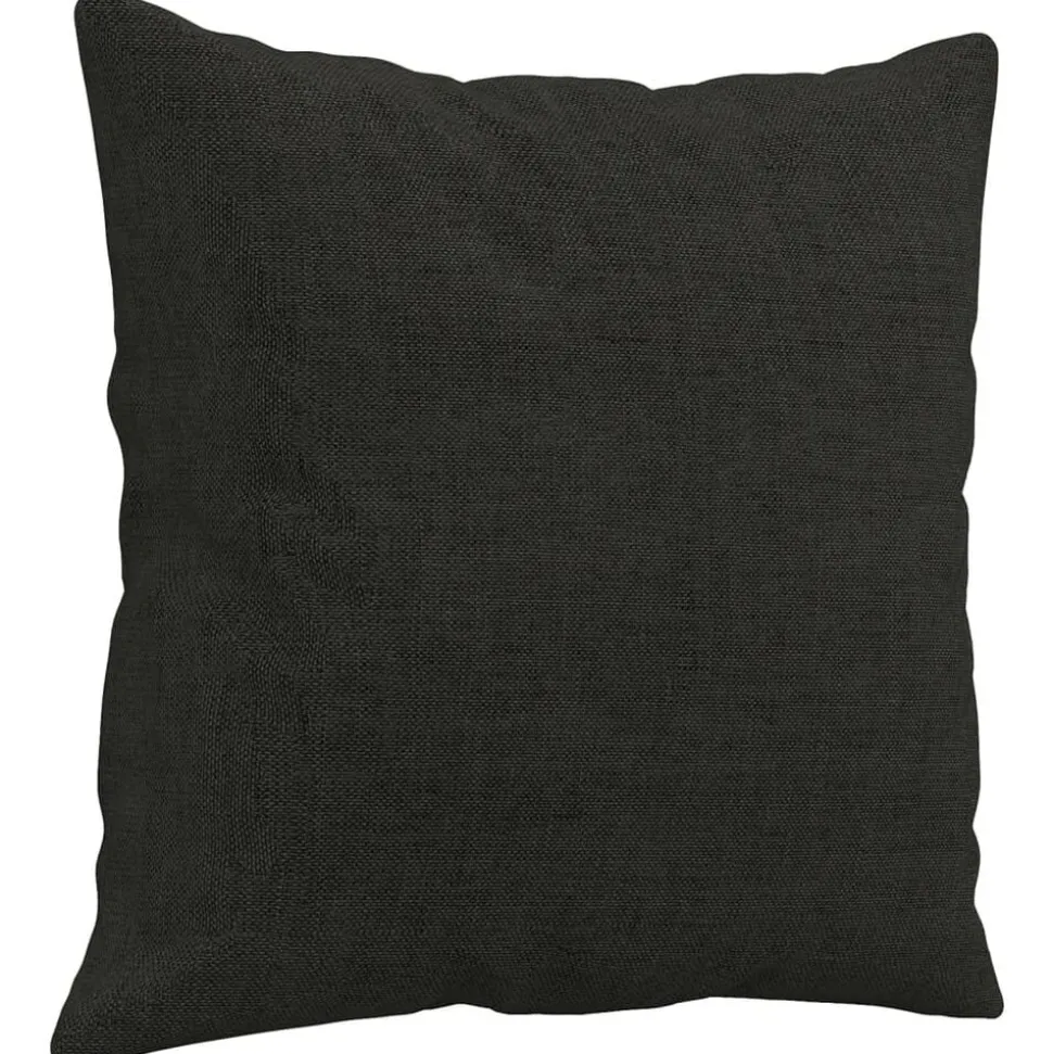 vidaXL Prydnadskuddar 2 st svart 40x40 cm tyg