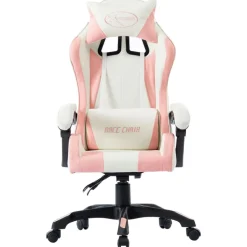 Outlet vidaXL Racingstol konstläder Rosa