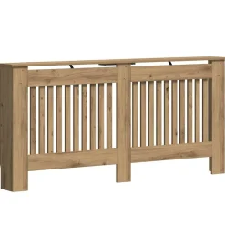 vidaXL Radiatorlock Artisan Ek 172 x 19 x 81,5 cm Konstruerat trä