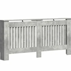 vidaXL Radiatorlock Betonggrå 172 x 19 x 81,5 cm Konstruerat trä