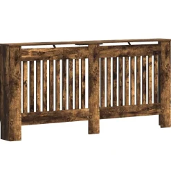 vidaXL Radiatorlock Rökt ek 172 x 19 x 81,5 cm Konstruerat trä