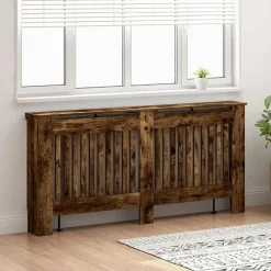vidaXL Radiatorlock Rökt ek 172 x 19 x 81,5 cm Konstruerat trä
