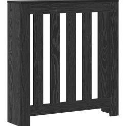 Discount vidaXL Radiatorlock 78 x 20 x 82 cm Konstruerat trä Svart ek