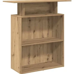 vidaXL Receptionsdisk artisan ek 100x40x104 cm konstruerat trä