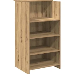 New vidaXL Receptionsdisk 55x50x103,5 cm konstruerat trä artisan ek