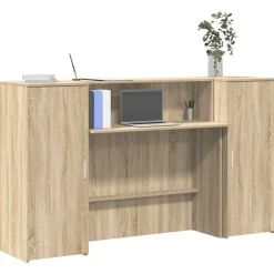 Clearance vidaXL Receptionsdisk sonoma-ek 180x50x103,5 cm konstruerat trä Sonoma ek