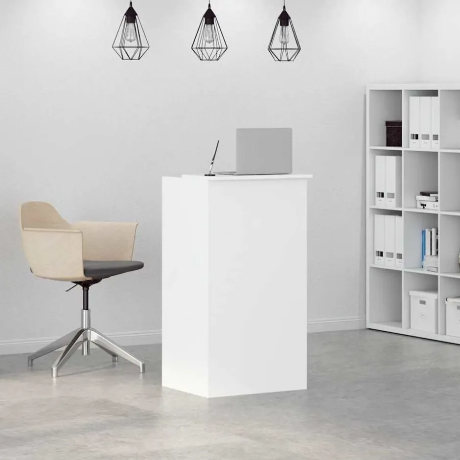 Sale vidaXL Receptionsdisk 55x50x103,5 cm konstruerat trä Vit