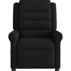 Discount vidaXL Reclinerfåtölj tyg Svart