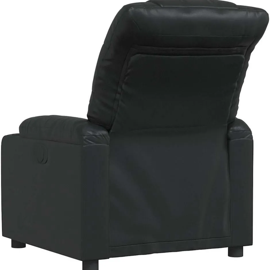 Hot vidaXL Reclinerfåtölj konstläder Svart