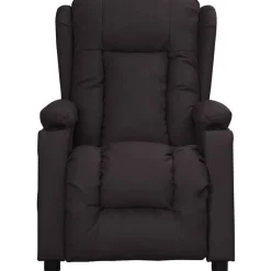 New vidaXL Reclinerfåtölj konstläder Svart