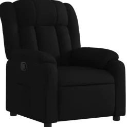 Sale vidaXL Reclinerfåtölj tyg Svart