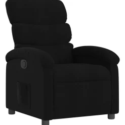 Discount vidaXL Reclinerfåtölj tyg Svart