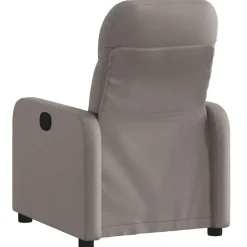 Best vidaXL Reclinerfåtölj tyg Taupe
