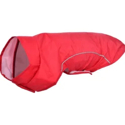 New vidaXL Regnrock för hundar med reflekterande remsor polyester XXS Röd