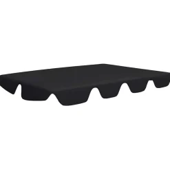 vidaXL Reservtak för hammock 188/168x145/110 cm Svart