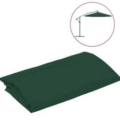 Best vidaXL Reservtyg för frihängande parasoll 300 cm Grön
