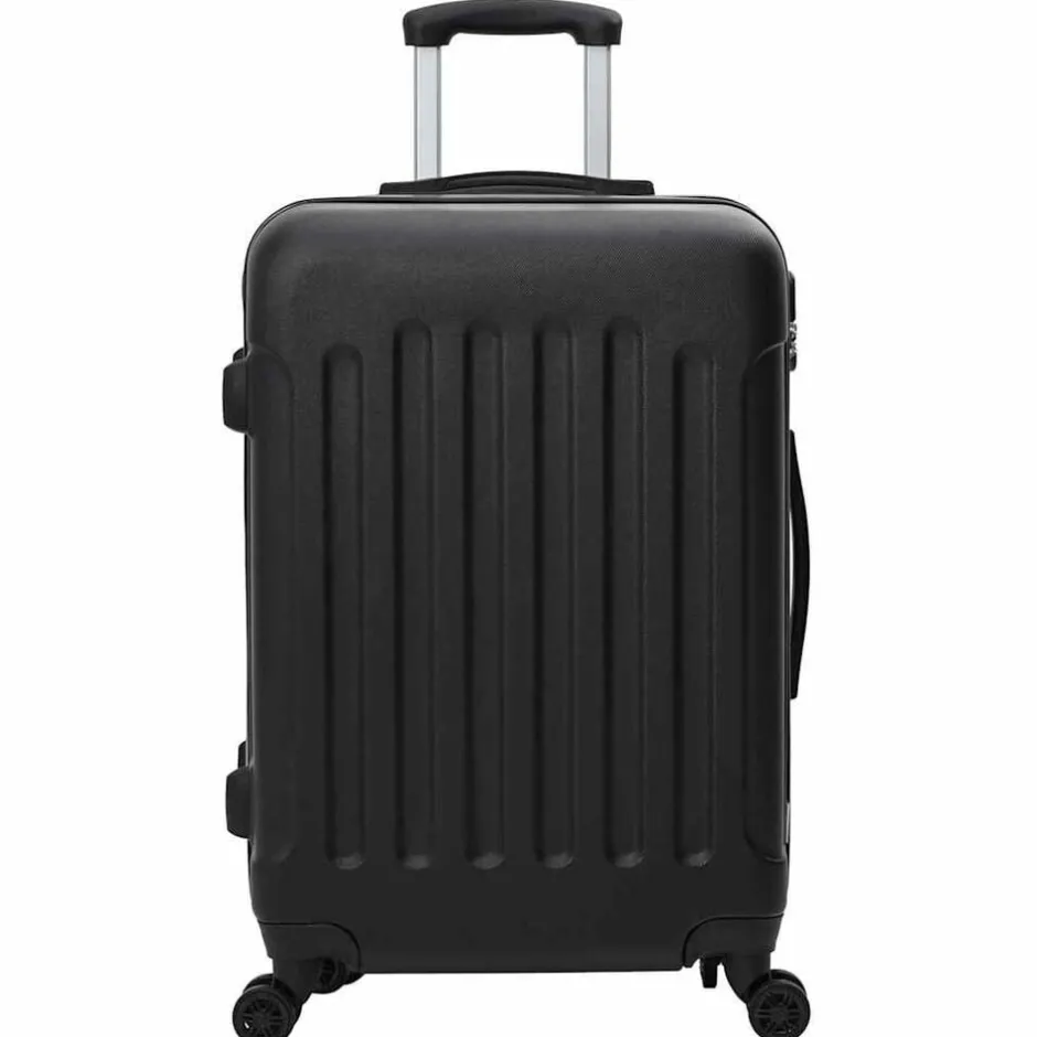 Sale vidaXL Resväska med lås 3 pcs 50 x 31 x 78 cm ABS Plast Svart