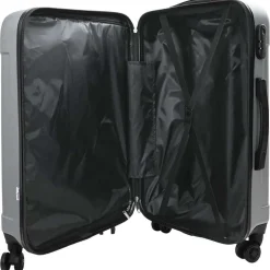 Clearance vidaXL Resväska med lås 3 pcs 50 x 31 x 78 cm ABS Plast Silver