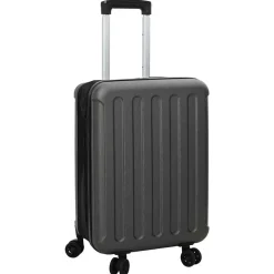 vidaXL Resväska med lås Mörkgrå 34 x 23 x 55.5 cm ABS Plast