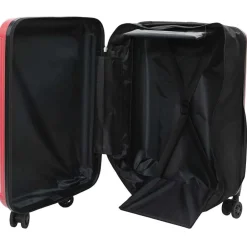 Online vidaXL Resväska med lås 34 x 23 x 55.5 cm ABS Plast Röd