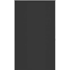 Outlet vidaXL Rullgardin mörkläggning 84,4x175 cm Tygbredd 80 cm Svart