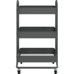 vidaXL Rullvagn 3 våningar antracit 43x34x79 cm stål