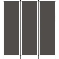 Discount vidaXL Rumsavdelare 3 paneler 150x180 cm Antracit