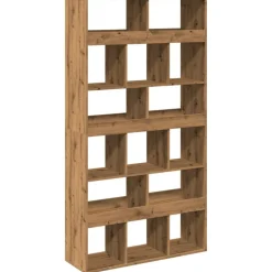 vidaXL Rumsavdelare artisian ek 100x33x187,5 cm konstruerat trä