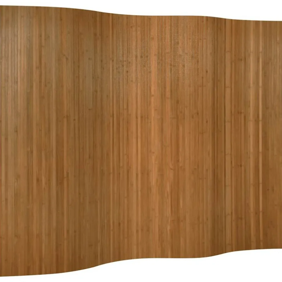 vidaXL Rumsavdelare brun bredd 250 cm höjd 165 cm bambu
