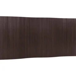 vidaXL Rumsavdelare mörkbrun bredd 400 cm höjd 165 cm bambu