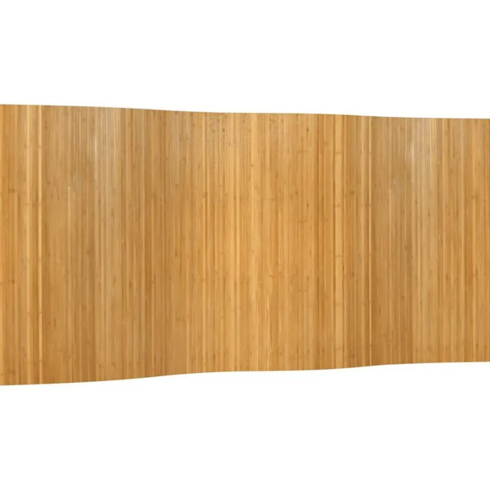 vidaXL Rumsavdelare naturlig bredd 400 cm höjd 165 cm bambu