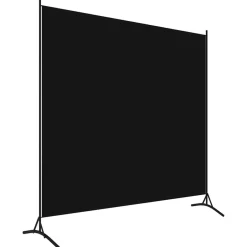 Discount vidaXL Rumsavdelare 175x180 cm tyg Svart