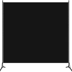 Discount vidaXL Rumsavdelare 175x180 cm tyg Svart