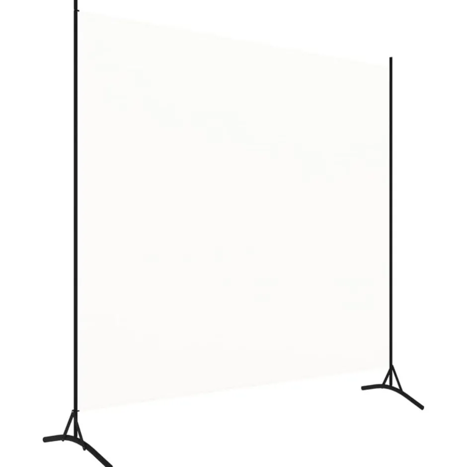 Discount vidaXL Rumsavdelare 175x180 cm tyg Vit