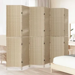 Clearance vidaXL Rumsavskiljare 292 x 180 cm konstrotting Beige